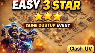 Dune Dustup - Easily 3 stars - Clash of clans