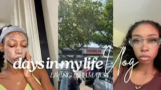 living in Jamaica I days in my life, grocery shopping, selfcare time