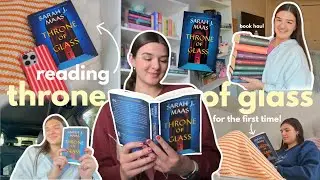 reading throne of glass for the first time ever 🏰🧚🏻&zwj;♀️⚔️&nbsp;*no-spoilers reading vlog*