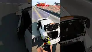 Lucky vs Unlucky #4 😜 funniest moment BeamNG Drive #shorts