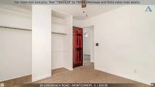 Priced at $205,000 - 34 Longbeach Road, Montgomery, IL 60538