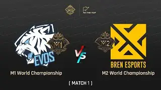 [GAME 1] EVOS LEGENDS VS  BREN ESPORTS - M1 VS M2 - Show Match