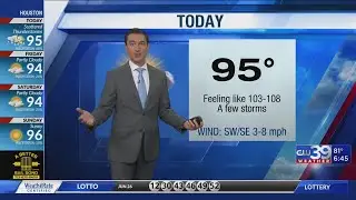 June 26th was our hottest day this year at 97&deg; | CW39 HOUSTON