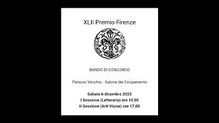 YAN XI Fiorino d'Argento XLII Premio Firenze 6Dic25