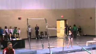 2011 Jenks gymnastics meet lauren level 7 bars routine
