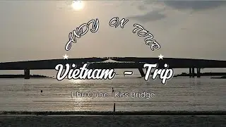 Sonnenuntergang auf der Kiss Bridge Phu Quoc