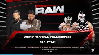 USO против Lucha Brothers в WWE 2K25