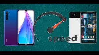 Xiaomi Redmi Note 8 vs Xiaomi Pocophone F1  vs Google Pixel 2  Speed Test