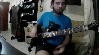 Jamming on the spot with my 7-string guitar