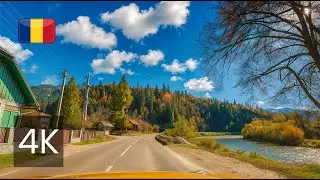 Romania Scenic Drive 4K 🇷🇴 From Transrarău to Brosteni | ASMR (No Music)