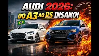 Audi 2026 Completa: A3, A5, Q5, RS3 e o RS Q8 Que Desafia a F&iacute;sica