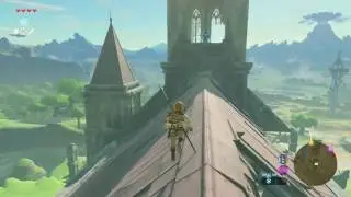 The Legend of Zelda Breath of the Wild Old Man Location - Temple of Time And Get The Paraglider