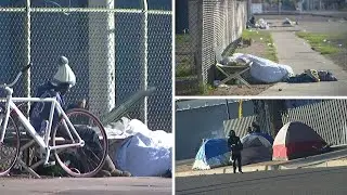 Freezing overnight temperatures pose a problem for the homeless