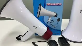 MZ MIC19(HANDHELD RECHARGEABLE MEGAPHONE)Recording BLUETOOTH/USB MultiSiren Indoor\Outdoor PA System