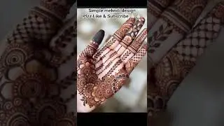 #hennadesign #henna #mehandi #simplemehndidesign Plzz Like & subscribe 🙏🏻🙏🏻