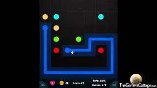 Flow Game Level - 67 [7x7] Beginners Pack Connect the Dots