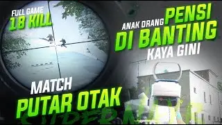 LATEGAME DI BOMBARDIR SANA SINI !! MATCH PUTAR OTAK & MATCH PENUH FLICK !! #pubg