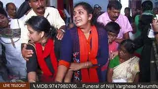 Live Telecast : funeral of Nijil Varghese, Kavumthalackal, Jandayikal, Ranni 1 of 3