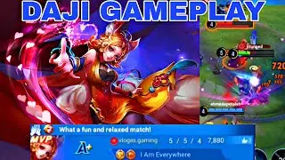 DAJI RANKED MATCH GAMEPLAY | HONOR OF KINGS GAMEPLAY 