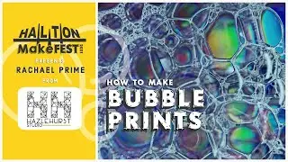 Bubble and Fabric Painting with Rachael Prime from Hazlehurst Studios