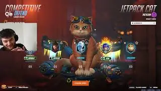 JETPACK CAT IS A MENACE! Dafran JettPack Cat Overwatch Gameplay