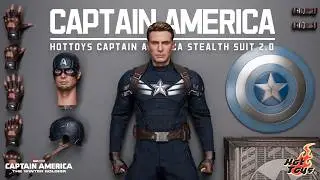 Hot Toys Captain America The Winter Solider - Stealth Strike Suit 2.0 Unboxing & Review