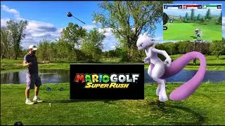 Mario Golf Super Rush - The Solo mode beginning fun golf time