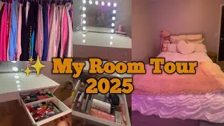 Room Tour 2025 ✨ Closet, Vanity, GRWM Spot & Cozy Aesthetic Setup!