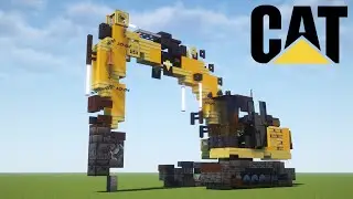 Minecraft Caterpillar 336F L Excavator With Jackhammer Tutorial