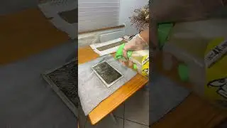 Whose range hood filter needs a clean? We'll start ✋