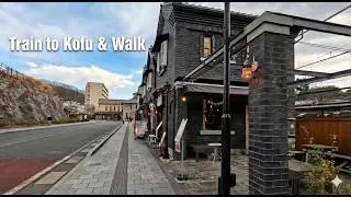 [4K] Solo Trip to Rural Japan | Eating Hot Noodles (Hoto) & Old Castle Walk | Kofu City