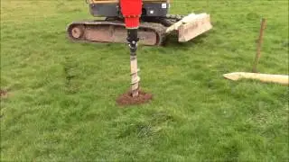 LASCO CONE SPLITTER WITH POST HOLE AUGER ATTACHMENT