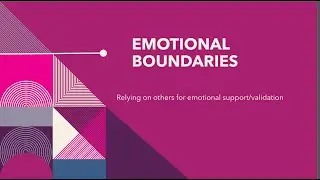 Emotional Boundaries