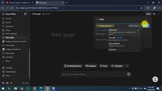 Как добавить кого-то в свой календарь Notion