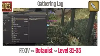 FFXIV Botanist Gathering Log Level 31-35 - A Realm Reborn