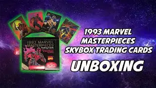 Marvel Masterpieces 1993 Skybox Trading Cards Unboxing