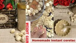 Homemade cerelac for 6 months, easy travel food|weight gain recipe|Healthy baby food|No need to cook