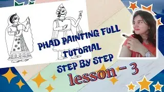 Phad Painting rajasthani |Phad painting  Tutorial