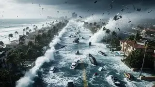 Podwodny chaos w Australii! Pow&oacute;dź spowodowana cyklonem Koji niszczy domy w Queenslandzie, ł&oacute;dź z...