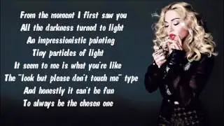 Madonna - Masterpiece Karaoke / Instrumental with lyrics on screen