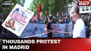 Spain Protests | Thousands Protest In Madrid Against Spain PM Pedro S&aacute;nchez