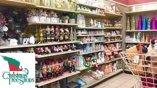 CHRISTMAS TREE SHOPS CHRISTMAS DECORATIONS CHRISTMAS DECOR SHOP WITH ME SHOPPING STORE WALK THROUGH