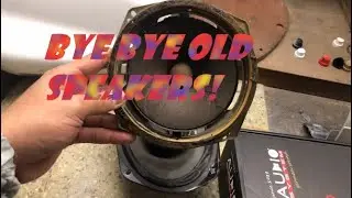 Removing 25 year old speakers!