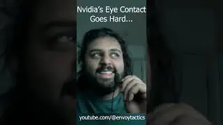Nvidia Broadcast's Eye Contact Works Perfectly. #shorts #funny #nvidia #broadcast #eyecontact