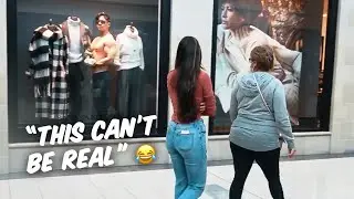 Posing Shirtless in Clothing Stores | Mannequin Challenge Extras + EPIC LEG DAY