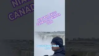 Niagara Falls Canada in winter 2026 #canada #shots #niagarafalls #winter