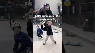 МАЛЕНЬКИЙ РЕБЕНОК БЕШИТ В СКЕЙТ-ПАРКЕ 😰