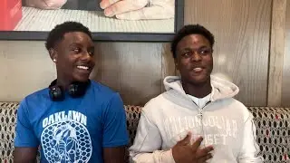 Oaklawn Middle athletes Logan &ldquo;Hulk&rdquo; Lewis, Jamire &ldquo;JD&rdquo; Dunmiles give the scoop on upcoming season