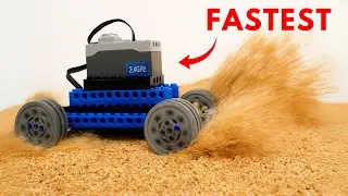 10 test&oacute;w prędkości samochod&oacute;w LEGO na piaszczystym terenie | Smart Lego