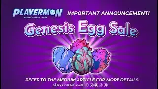 Playermon Grand EGG Sale Instructions!